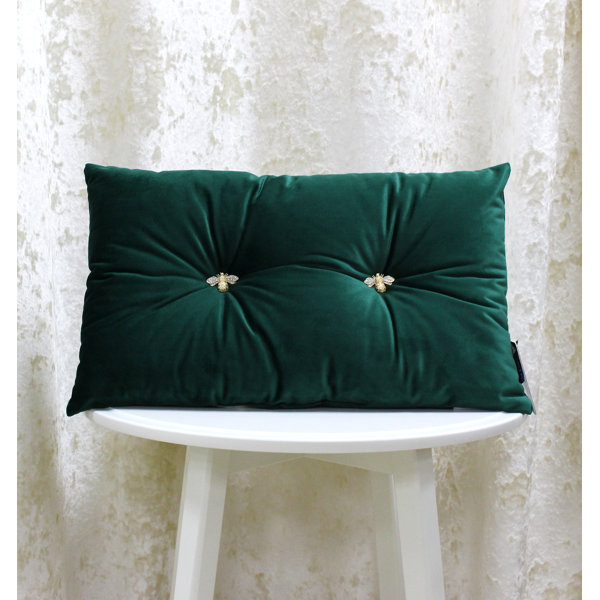 Green Velvet Pillow | Wayfair.co.uk Marcellina Standard Pillow Cases